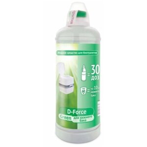 Жидкое средство для биотуалетов D-Force Green 1,8л, Ваше Хозяйство