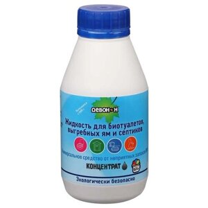 Жидкость для биотуалета нижнего бака и выгребных ям «Девон-Н», концентрат, 0,25 л