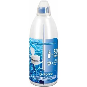 Жидкость для нижнего бака биотуалетов D-Force Blue 1,8 л