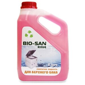 Жидкость санитарная БиоСан Ринз для верхнего бачка биотуалетов 2 л