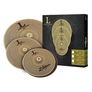 ZILDJIAN LV348 L80 Low Volume 13” HiHat/14” Crash/18” Crash Ride Box Set Набор тарелок