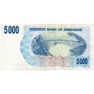Зимбабве 2007 г 5 000 долларов