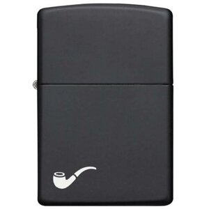 Zippo Pipe зажигалка бензиновая Black Matte 1 шт. 1 шт. 55 г