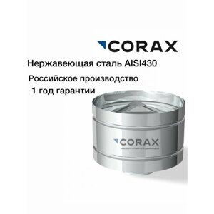 Зонт-Д с ветрозащитой нержавеющий (430/0,5) CORAX