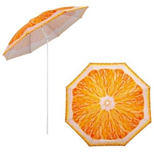 Зонт пляжный d 1.8м с наклоном "Nisus" Апельсин, N-BU1907-180-О