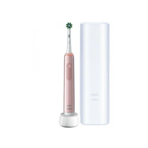 Зубная щетка Oral-B Pro 3/D505.513.3X, розовая, электрическая