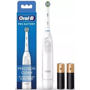 Звуковая зубная щетка Oral-B Precision Clean Pro Battery, белый
