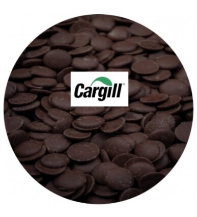 Каллеты шоколадные Cargill горькие 75% какао 0,5 кг от компании choko-city - фото 1