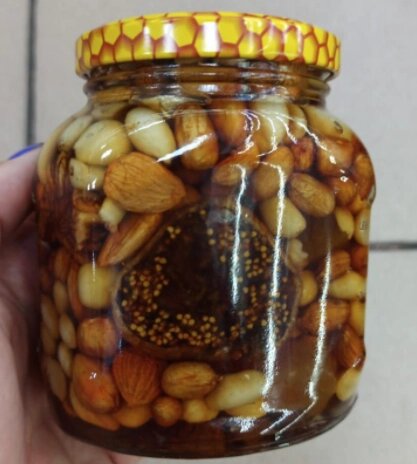 Мёд с орешками 250 мл от компании choko-city - фото 1