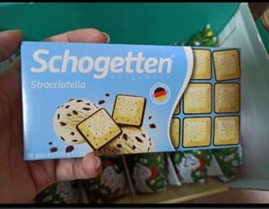 Шоколад Schogetten stracciatella 100 гр