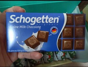 Шоколад Schogetten milk 100 гр