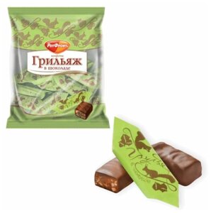 Конфеты Грильяж в шоколаде Рот-Фронт 1 кг