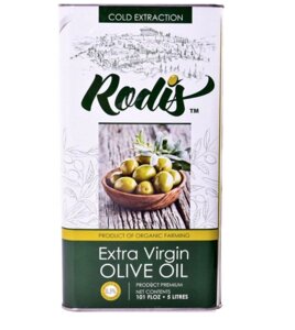 Оливковое масло для салатов Extra Virgin Rodis 1л