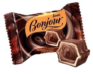 Конфеты BONJOUR со вкусом шоколада 1 кг Конти