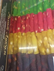 Рахат-лукум Eco Foods палочки с разными вкусами 3 кг (0119ш)