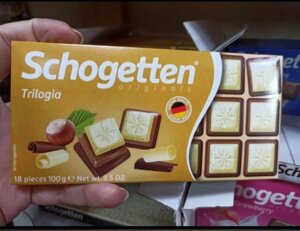 Шоколад Schogetten trilogia 100 гр