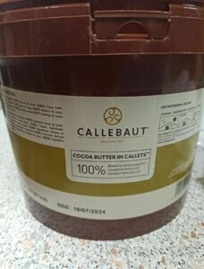 Какао-масло в каллетах Callebaut , ведро 3 кг