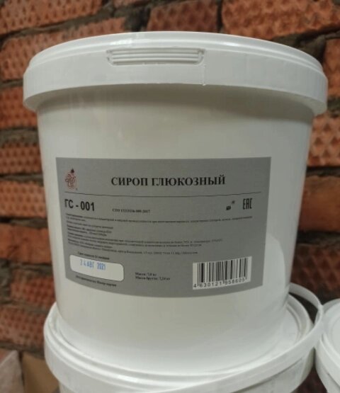 Сироп Глюкозный 43%, 1,5 кг ведро от компании choko-city - фото 1