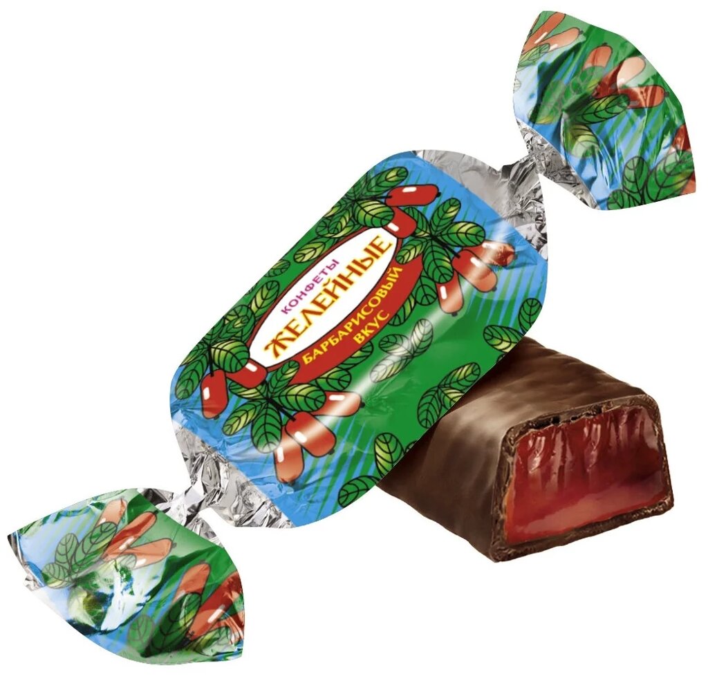 Желейные конфеты со вкусом барбариса Красный Октябрь 1 кг от компании choko-city - фото 1