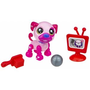 1 Toy Robo Pets Интерактивная игрушка Озорной щенок Розовый T16937
