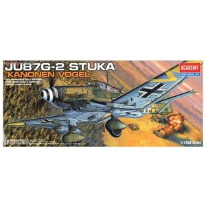 12404 Academy Немецкий бомбардировщик Ju 87G-2 Stuka "Kanonen Vogel"1:72)