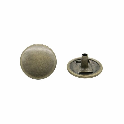 1372 Кнопка 5/15 металл, латунь ГР, 100 шт от компании М.Видео - фото 1