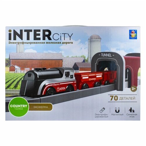 1TOY InterCity Country набор железной дороги Экоферма Т22433 от компании М.Видео - фото 1