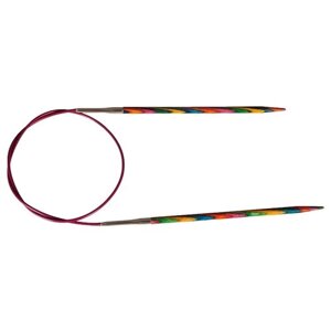 21329 Knit Pro Спицы круговые Symfonie 8мм/60см, дерево, многоцветный