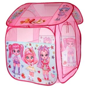 326420 Палатка детская игровая куклы-модницы, 83х80х105см, в сумке Играем вместе в кор. 24шт