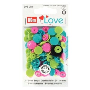 393081 Серия Prym Love - Кнопки Color Snaps, цветок 13,6мм, Prym