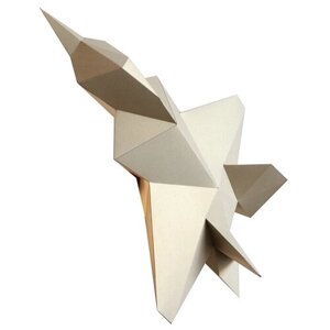 3D конструктор оригами набор для сборки полигональной фигуры "Истребитель"