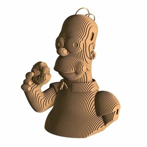 3D Пазл 5Cult Сборная модель бюст Гомер Симпсон, картон