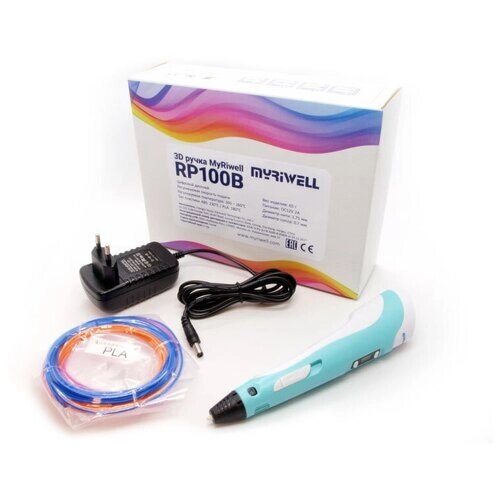 3D ручка MyRiwell RP100B фиолетовый от компании М.Видео - фото 1