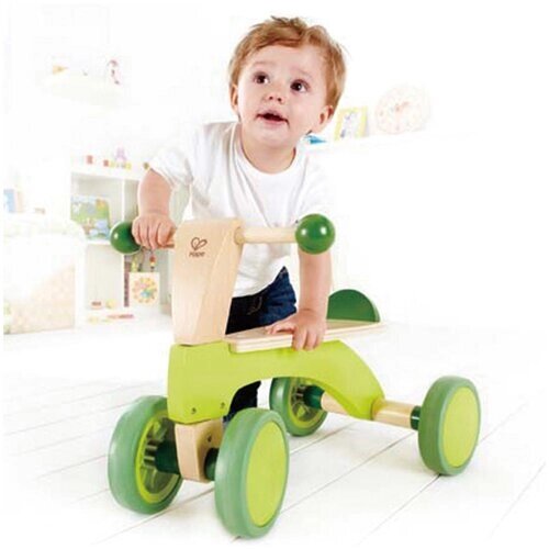 4-х колесный скутер - каталка для детей "Ралли", зеленый от компании М.Видео - фото 1