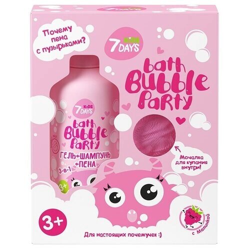 7DAYS BATH BUBBLE PARTY Подарочный набор для детей для настоящих почемучек от компании М.Видео - фото 1