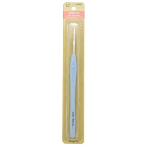 953250 Крючок для вязания с резиновой ручкой, 2,5мм, Hobby&Pro
