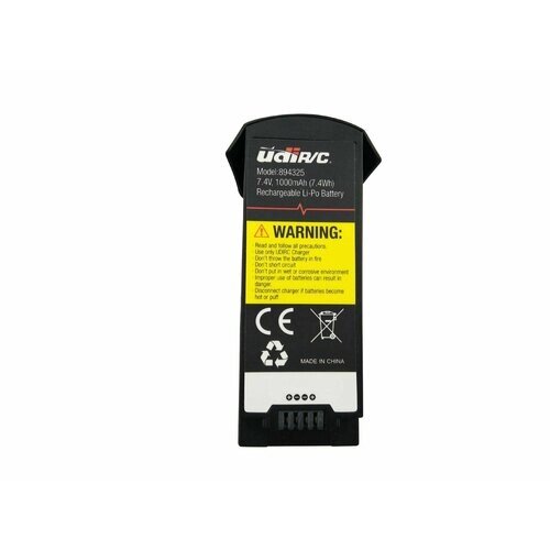 Аккумулятор для квадрокоптера UDI U818A PLUS, U49W, U49C, AA818, 894325 (7.4V, 1000mah) от компании М.Видео - фото 1