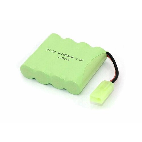Аккумулятор для радиоуправляемой модели Ni-Cd 4.8V 1800 mAh AA Flatpack разъем mini Tamiya от компании М.Видео - фото 1