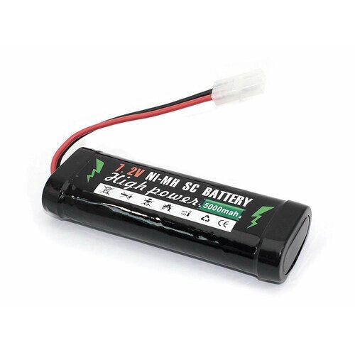 Аккумулятор для радиоуправляемой модели Ni-Mh 7.2V 5000 mAh AA 134.5*41*25 разъем KET-2P от компании М.Видео - фото 1