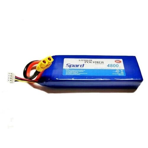 Аккумулятор Li-Po Spard 4800mAh, 11,1V, 20C, XT60 от компании М.Видео - фото 1