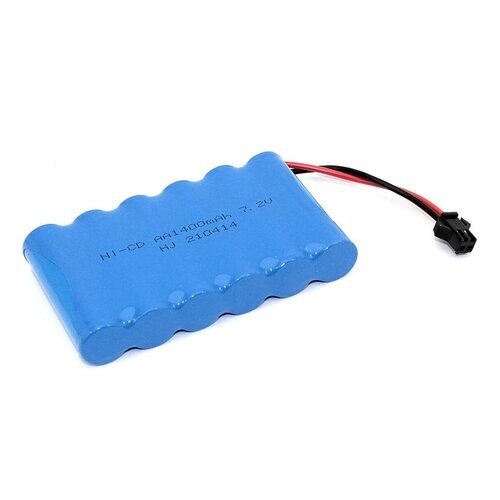 Аккумулятор Ni-Cd 7.2V 1400 mAh AA Flatpack разъем SM от компании М.Видео - фото 1