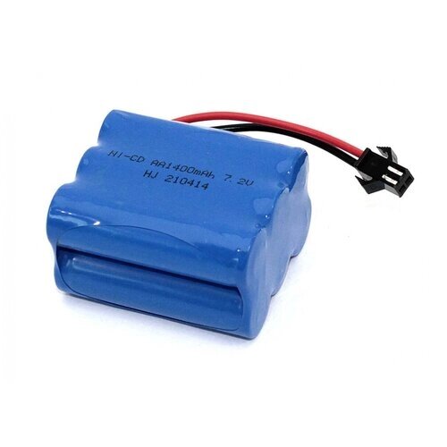 Аккумулятор Ni-Cd 7.2V 1400 mAh AA Row разъем SM от компании М.Видео - фото 1