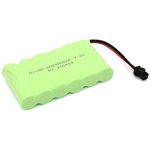 Аккумулятор Ni-Mh 7.2V 2400 mAh AA Flatpack разъем SM от компании М.Видео - фото 1