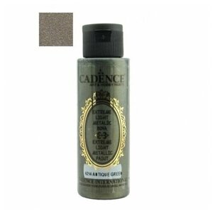 Акриловая краска Cadence Extreme Light Metallic Paint. Antique Green-6214