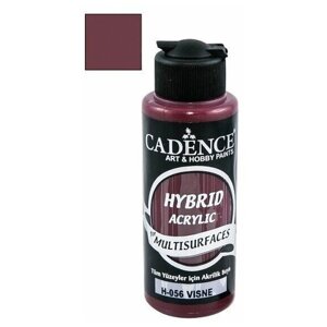 Акриловая краска Cadence Hybrid Acrylic Paint, 120 ml. Cherry-H56