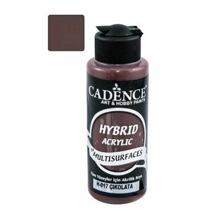 Акриловая краска Cadence Hybrid Acrylic Paint, 120 ml. Chocolate-H17