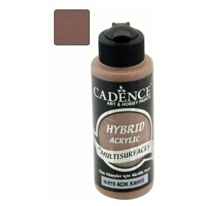 Акриловая краска Cadence Hybrid Acrylic Paint, 120 ml. Light Brown-H19