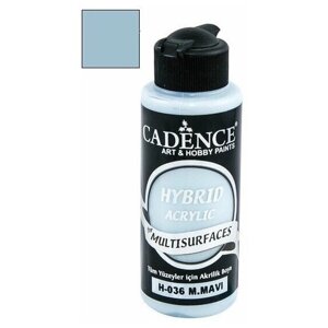 Акриловая краска Cadence Hybrid Acrylic Paint, 120 ml. Mild Blue-H36