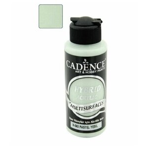 Акриловая краска Cadence Hybrid Acrylic Paint, 120 ml. Pastel Green-H45