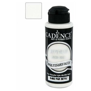 Акриловая краска Cadence Hybrid Acrylic Paint, 120 ml. Pure White-H02